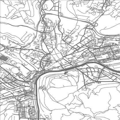 ROAD MAP OF BANSKÁ BYSTRICA, SLOVAKIA BY MAPBAKES