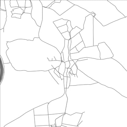 ROAD MAP OF BOJNIČKY, SLOVAKIA BY MAPBAKES