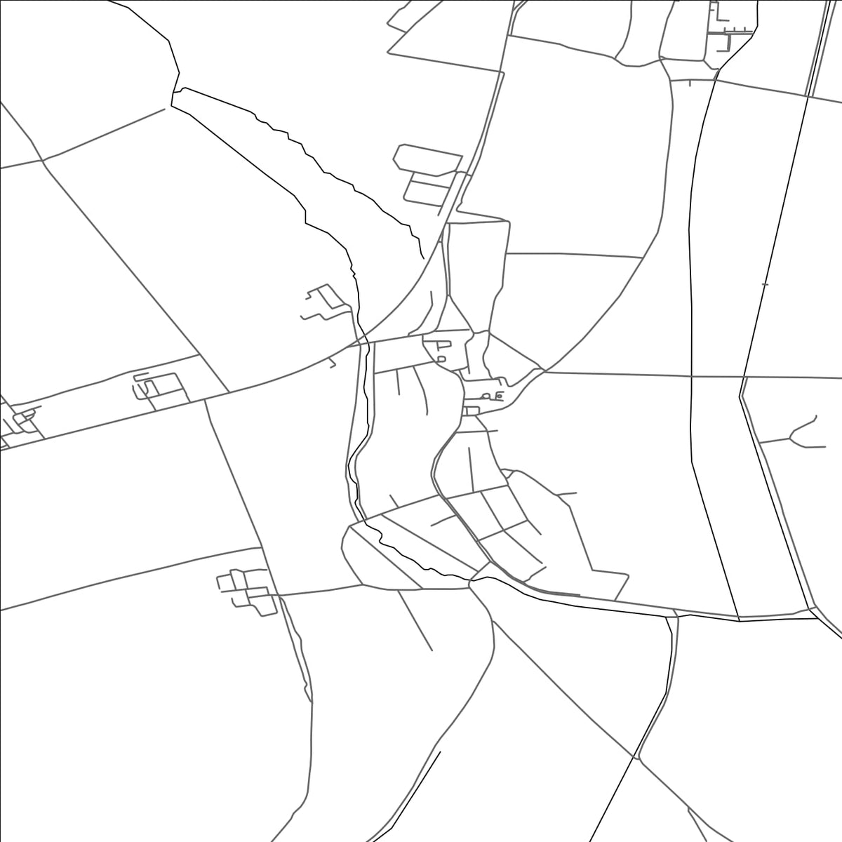 ROAD MAP OF BUČANY, SLOVAKIA BY MAPBAKES