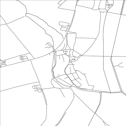 ROAD MAP OF BUČANY, SLOVAKIA BY MAPBAKES