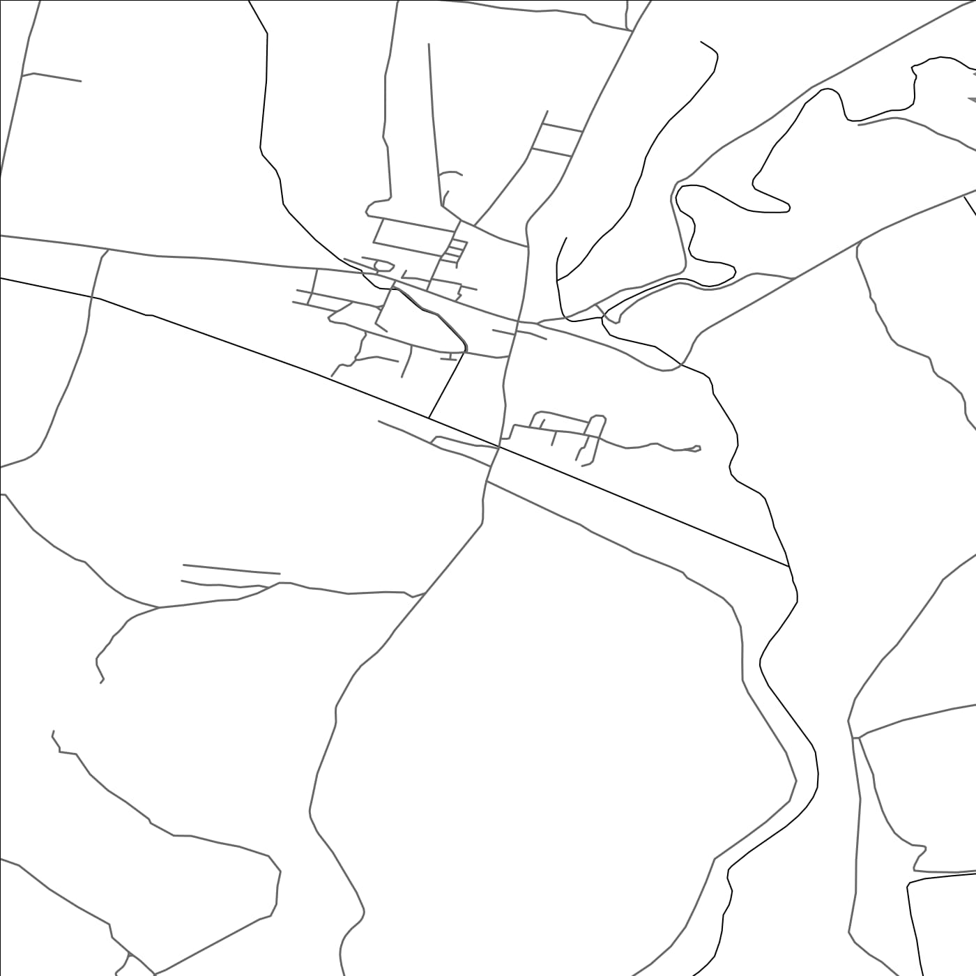 ROAD MAP OF BUŠINCE, SLOVAKIA BY MAPBAKES