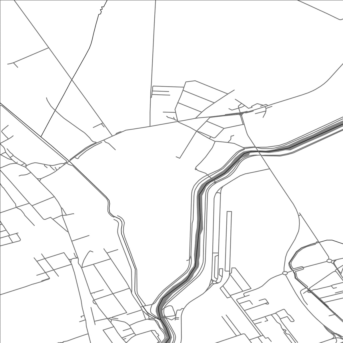 ROAD MAP OF ČAKAJOVCE, SLOVAKIA BY MAPBAKES