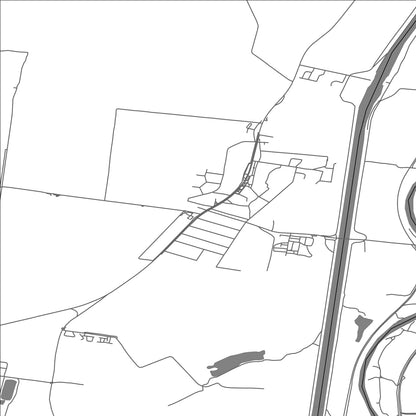 ROAD MAP OF ČERVENÍK, SLOVAKIA BY MAPBAKES