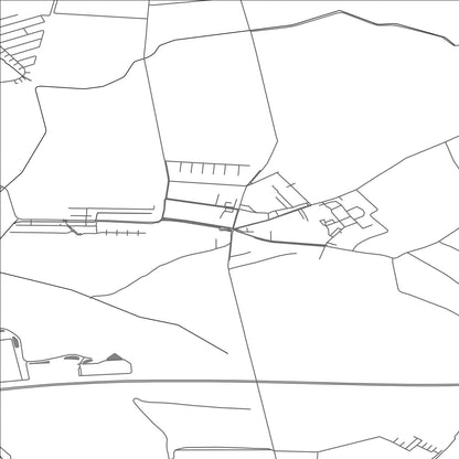 ROAD MAP OF CHORVÁTSKÝ GROB, SLOVAKIA BY MAPBAKES