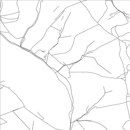 ROAD MAP OF ČIČAVA, SLOVAKIA BY MAPBAKES