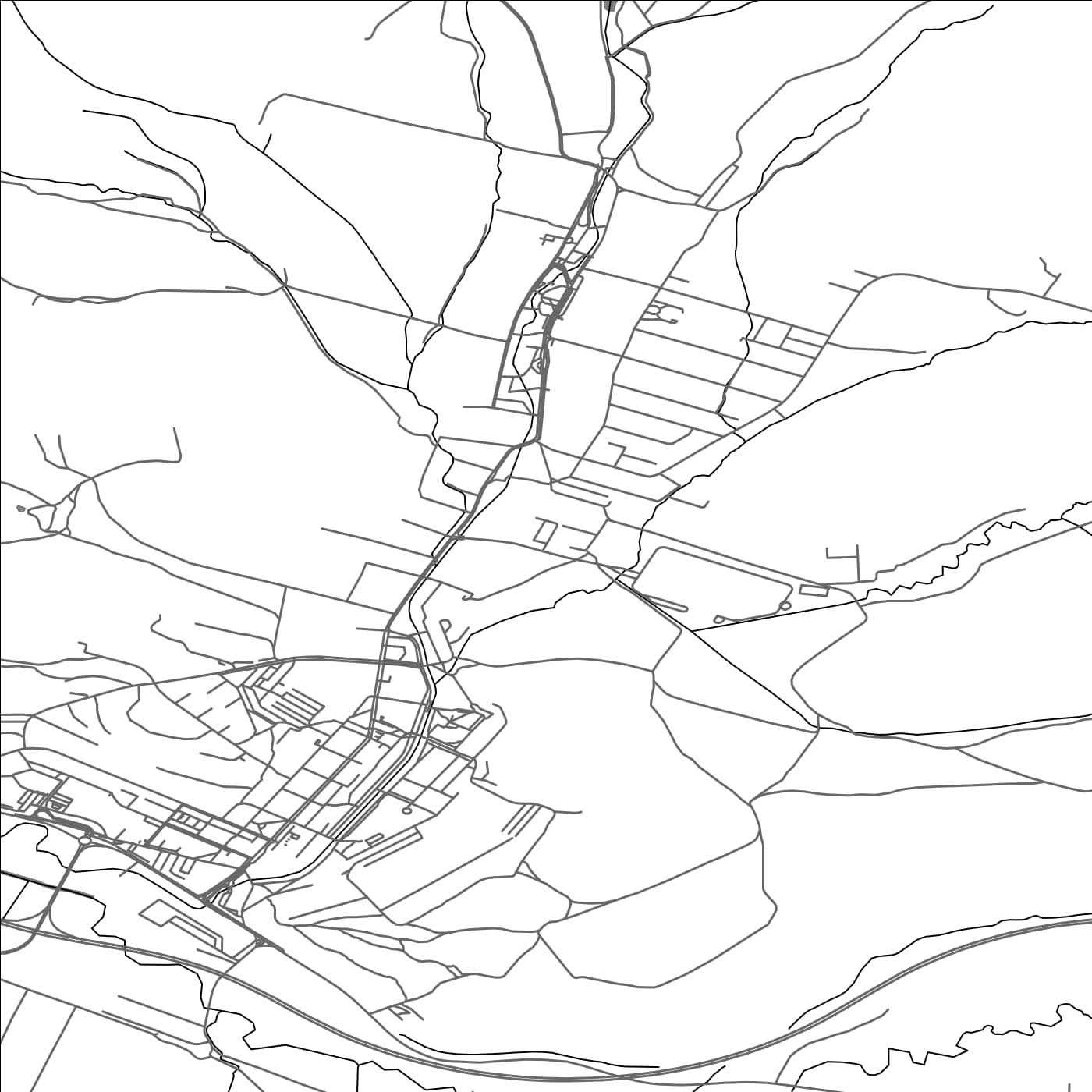 ROAD MAP OF DETVA, SLOVAKIA BY MAPBAKES