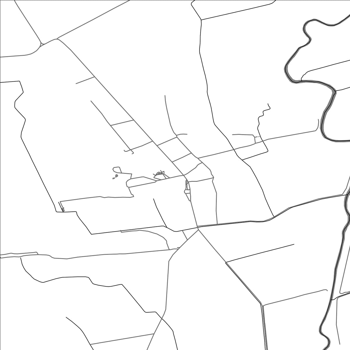 ROAD MAP OF DLHÉ KLČOVO, SLOVAKIA BY MAPBAKES