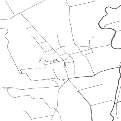 ROAD MAP OF DLHÉ KLČOVO, SLOVAKIA BY MAPBAKES