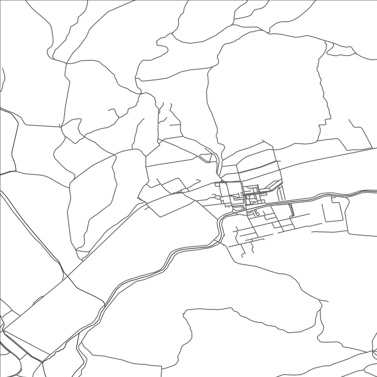 ROAD MAP OF DOLNÉ VESTENICE, SLOVAKIA BY MAPBAKES