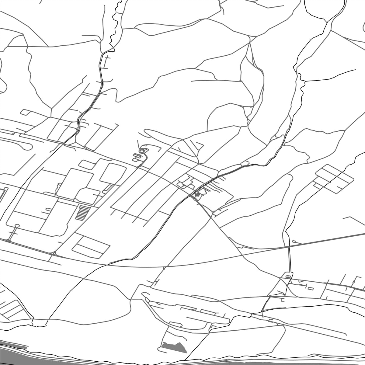 ROAD MAP OF GBELANY, SLOVAKIA BY MAPBAKES