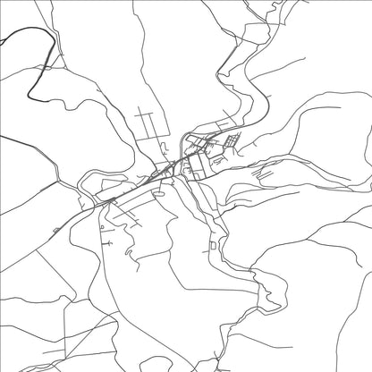 ROAD MAP OF GIRALTOVCE, SLOVAKIA BY MAPBAKES