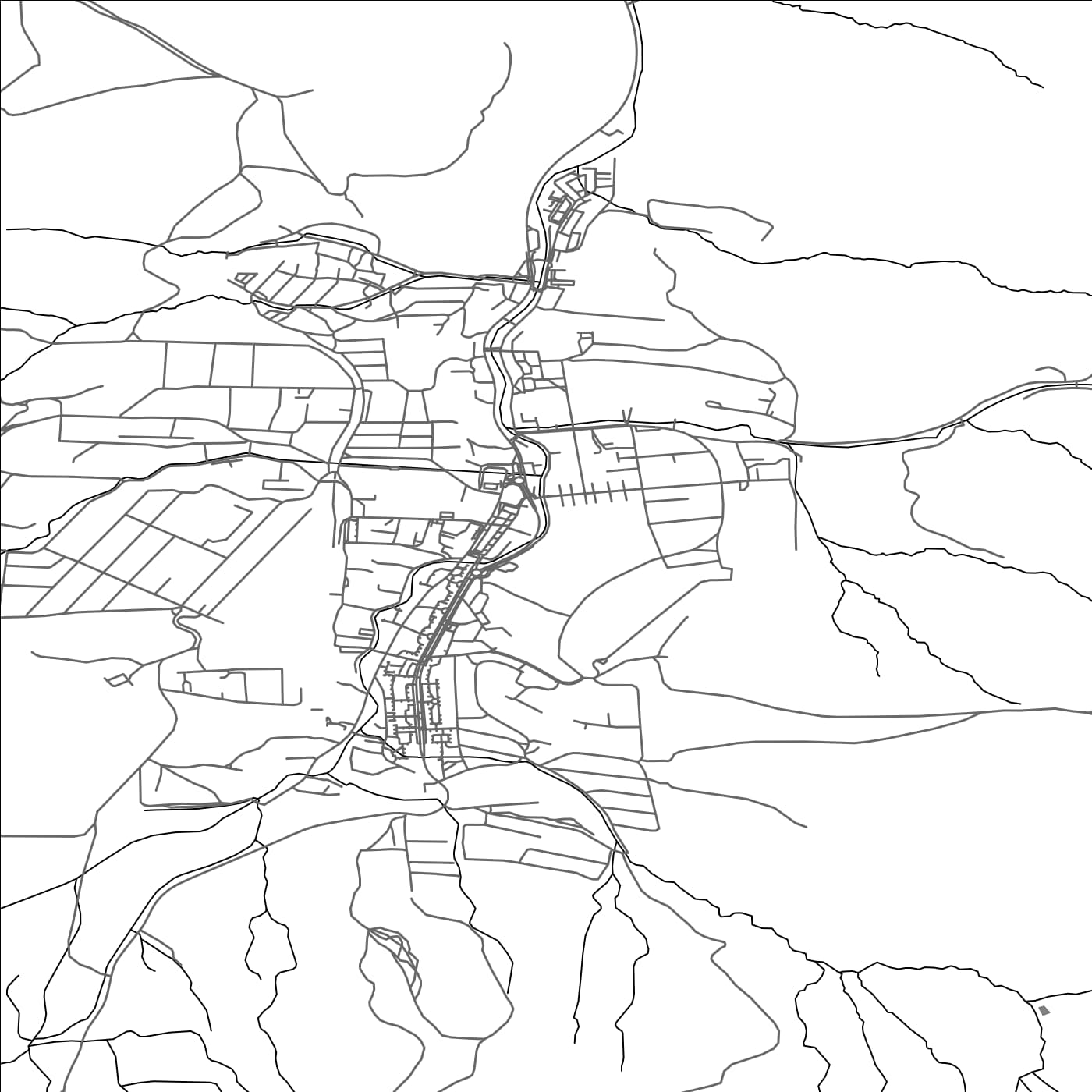 ROAD MAP OF HANDLOVÁ, SLOVAKIA BY MAPBAKES