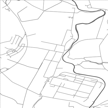 ROAD MAP OF HENCOVCE, SLOVAKIA BY MAPBAKES