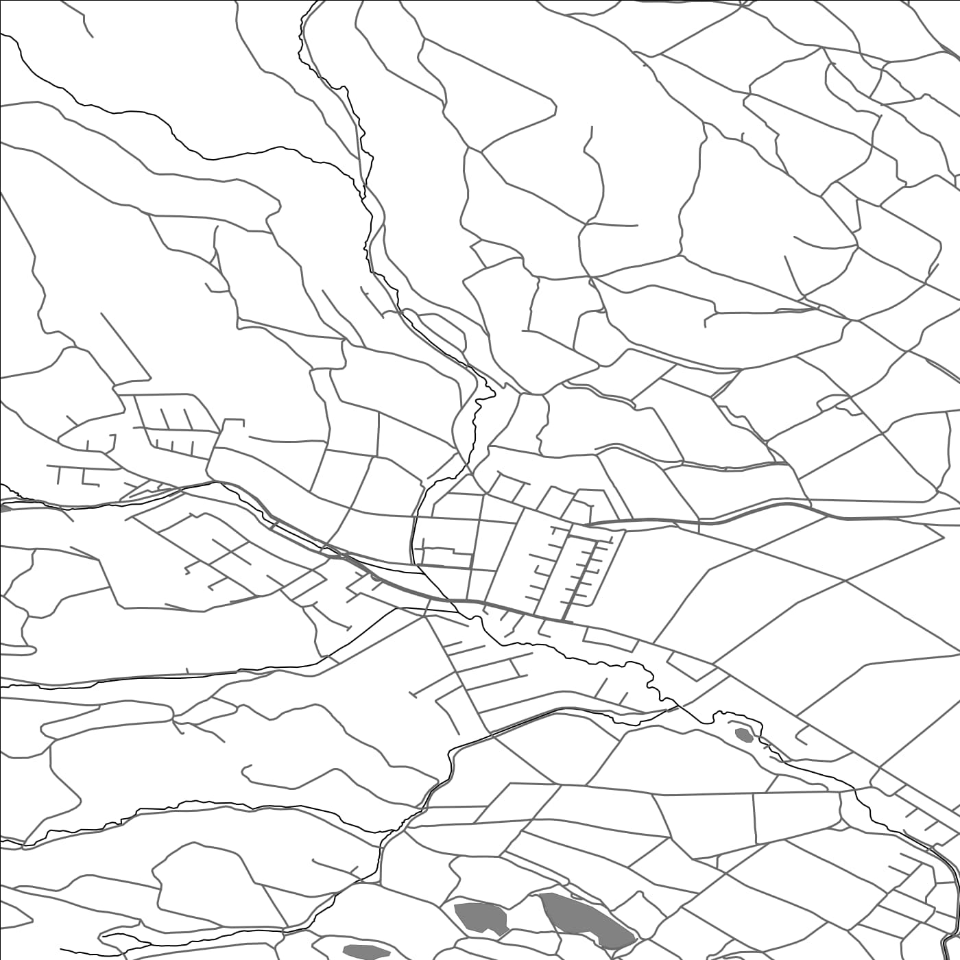 ROAD MAP OF HLINÍK, SLOVAKIA BY MAPBAKES