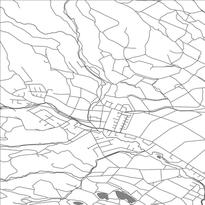 ROAD MAP OF HLINÍK, SLOVAKIA BY MAPBAKES