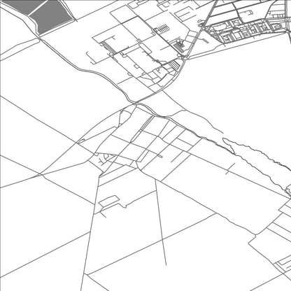 ROAD MAP OF HRNČIAROVCE NAD PARNOU, SLOVAKIA BY MAPBAKES