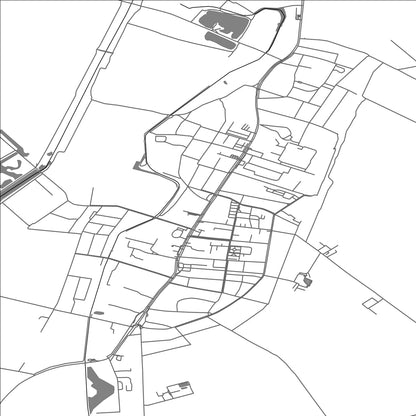 ROAD MAP OF HURBANOVO, SLOVAKIA BY MAPBAKES