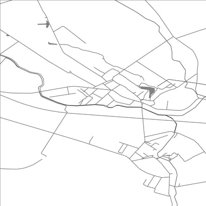 ROAD MAP OF KAJAL, SLOVAKIA BY MAPBAKES