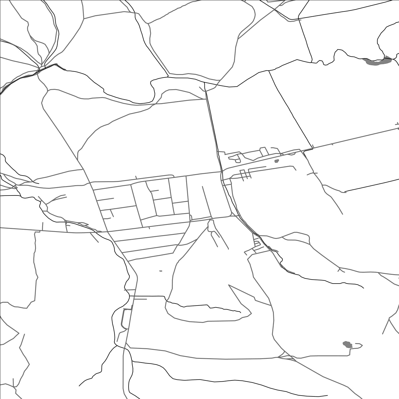 ROAD MAP OF KAMENICA NAD CIROCHOU, SLOVAKIA BY MAPBAKES