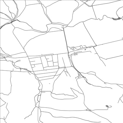 ROAD MAP OF KAMENICA NAD CIROCHOU, SLOVAKIA BY MAPBAKES