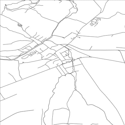 ROAD MAP OF KAPUŠANY, SLOVAKIA BY MAPBAKES