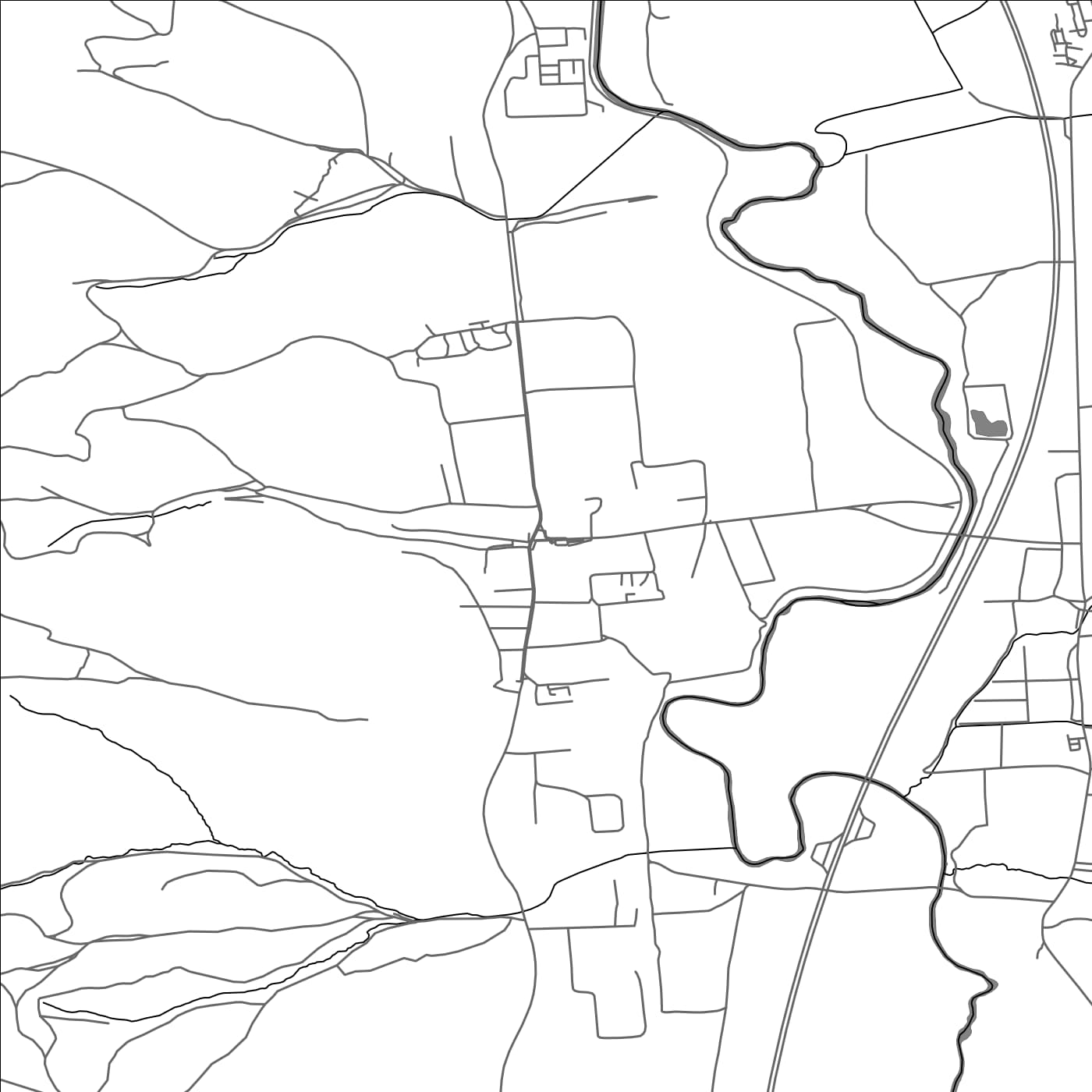 ROAD MAP OF KENDICE, SLOVAKIA BY MAPBAKES