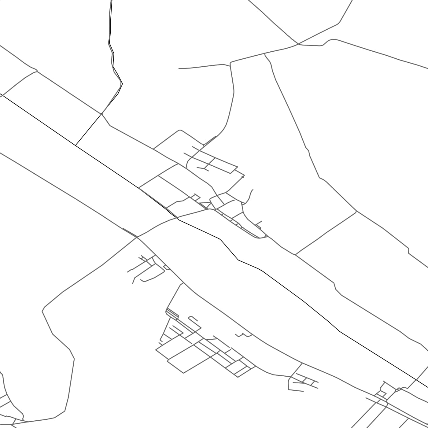 ROAD MAP OF KĽAČANY, SLOVAKIA BY MAPBAKES