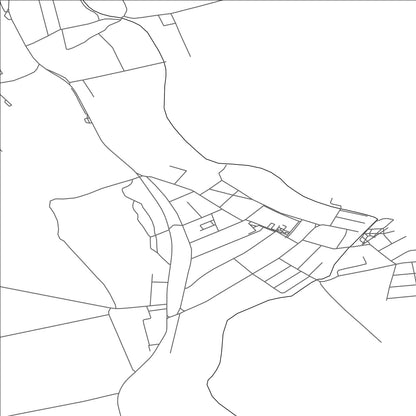 ROAD MAP OF KOMJATICE, SLOVAKIA BY MAPBAKES