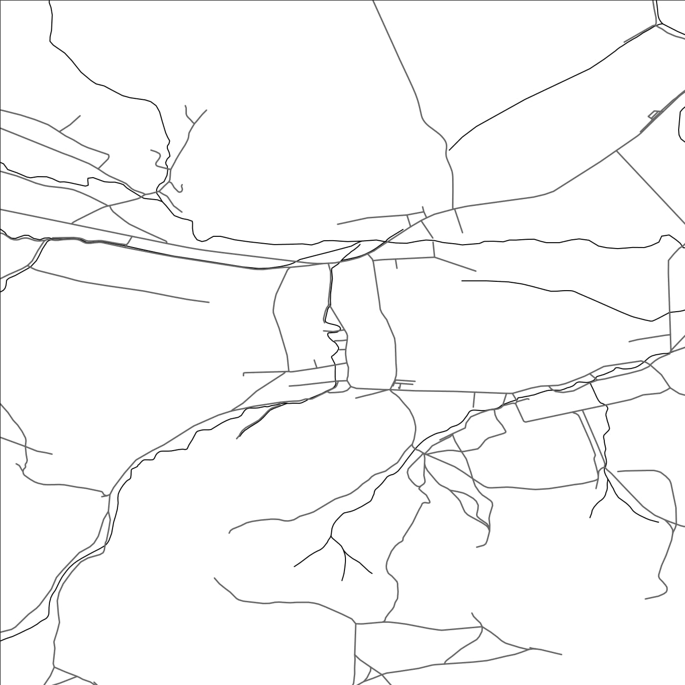 ROAD MAP OF KRAČÚNOVCE, SLOVAKIA BY MAPBAKES