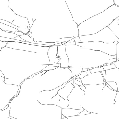 ROAD MAP OF KRAČÚNOVCE, SLOVAKIA BY MAPBAKES