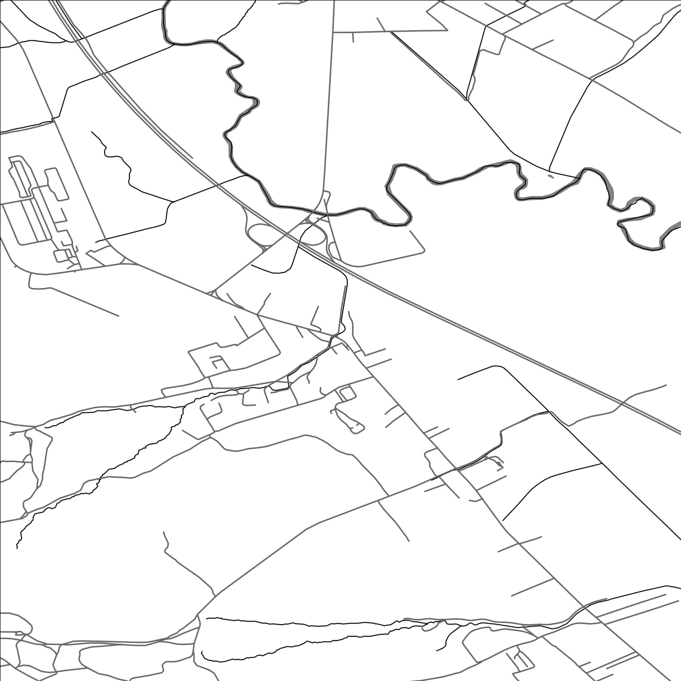 ROAD MAP OF LEMEŠANY, SLOVAKIA BY MAPBAKES