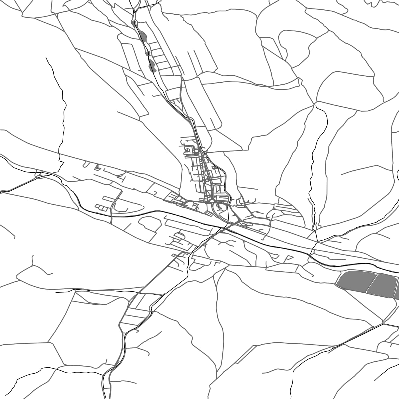 ROAD MAP OF LIPANY, SLOVAKIA BY MAPBAKES