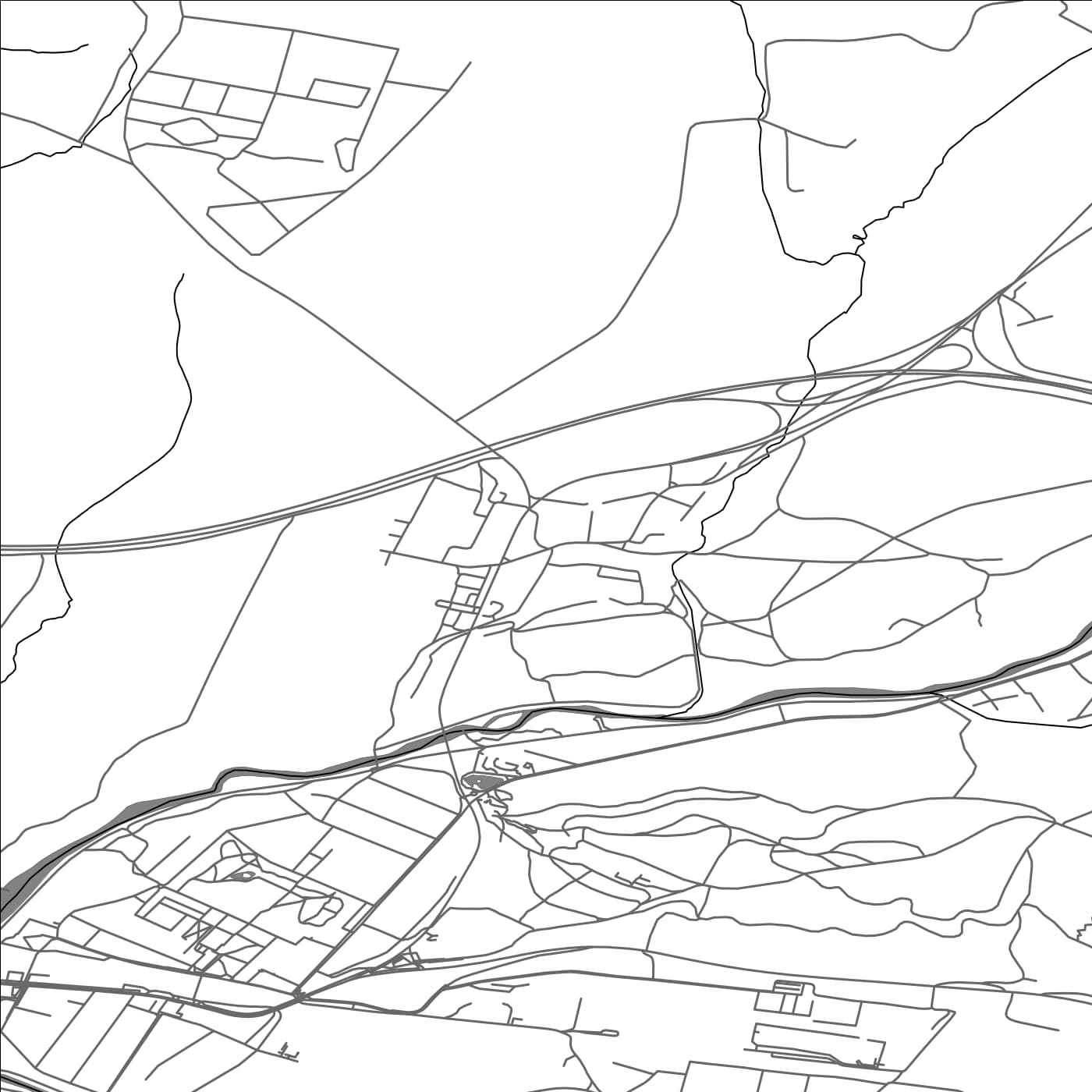 ROAD MAP OF LIPTOVSKÝ SVÄTÝ PETER, SLOVAKIA BY MAPBAKES