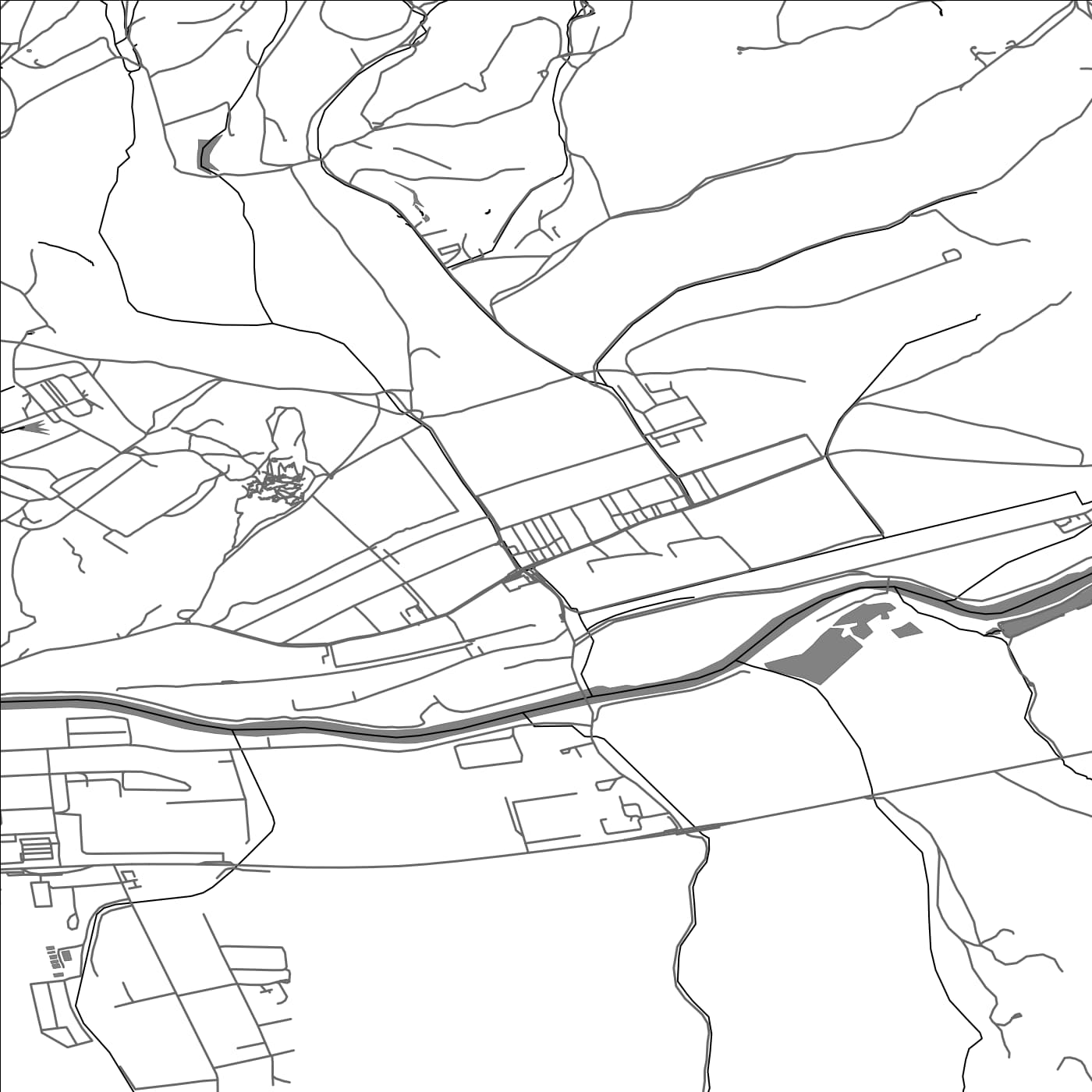 ROAD MAP OF LISKOVÁ, SLOVAKIA BY MAPBAKES