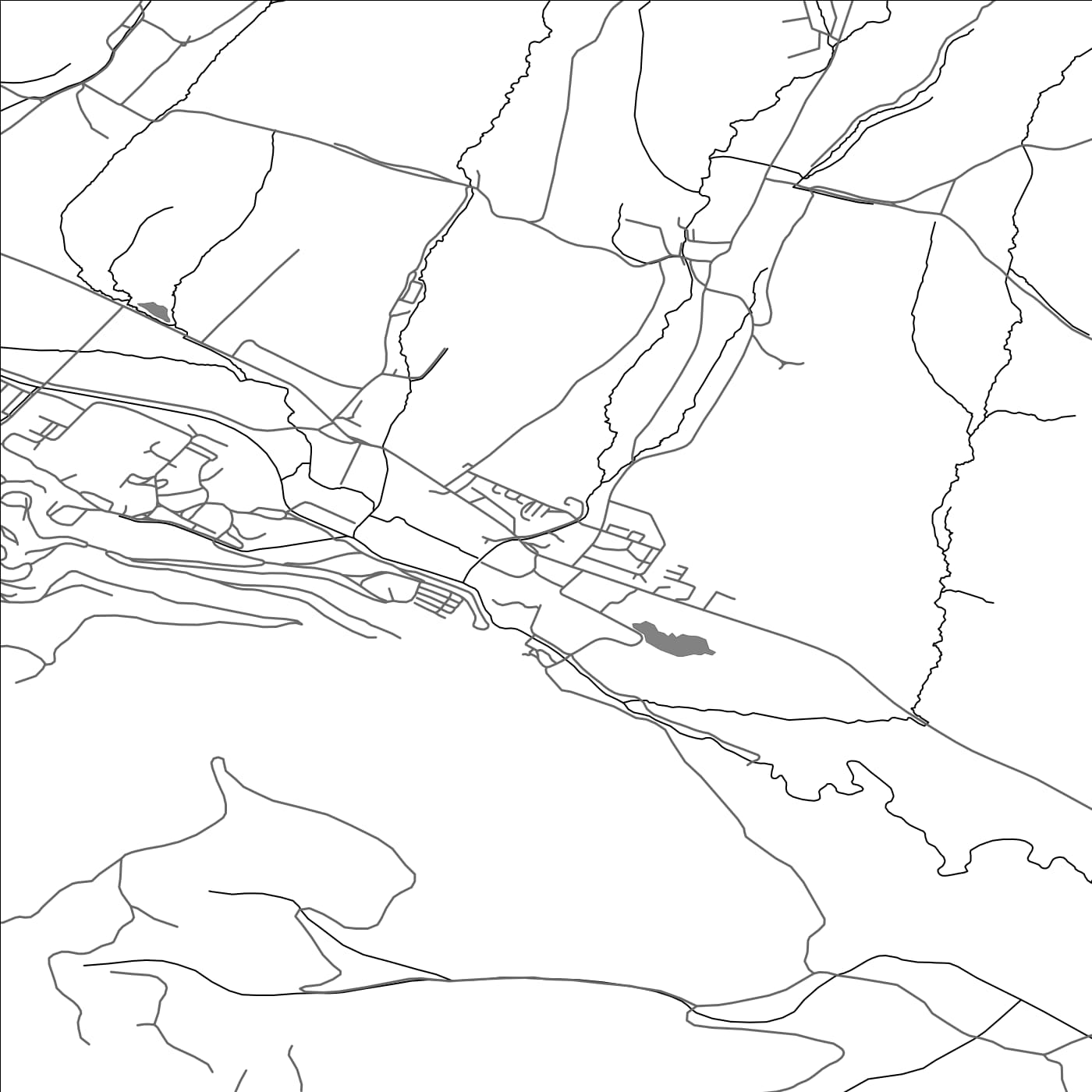 ROAD MAP OF LUBENÍK, SLOVAKIA BY MAPBAKES