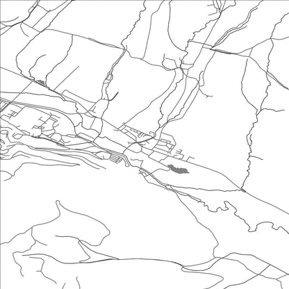 ROAD MAP OF LUBENÍK, SLOVAKIA BY MAPBAKES