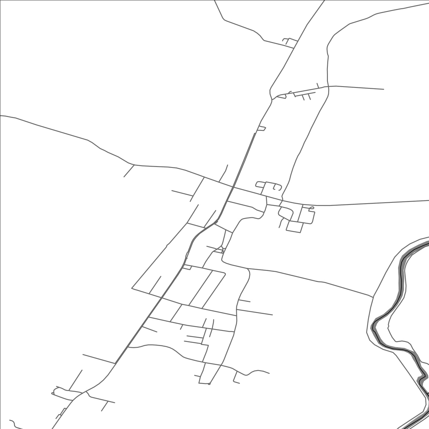 ROAD MAP OF LUDANICE, SLOVAKIA BY MAPBAKES