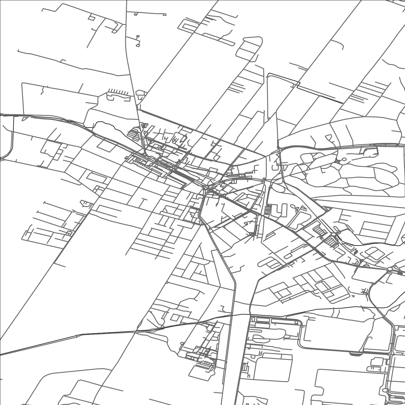 ROAD MAP OF MALACKY, SLOVAKIA BY MAPBAKES