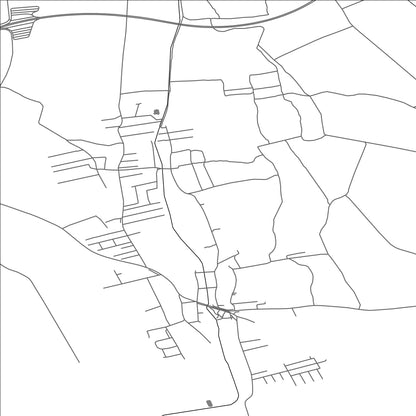 ROAD MAP OF MALÝ LAPÁŠ, SLOVAKIA BY MAPBAKES