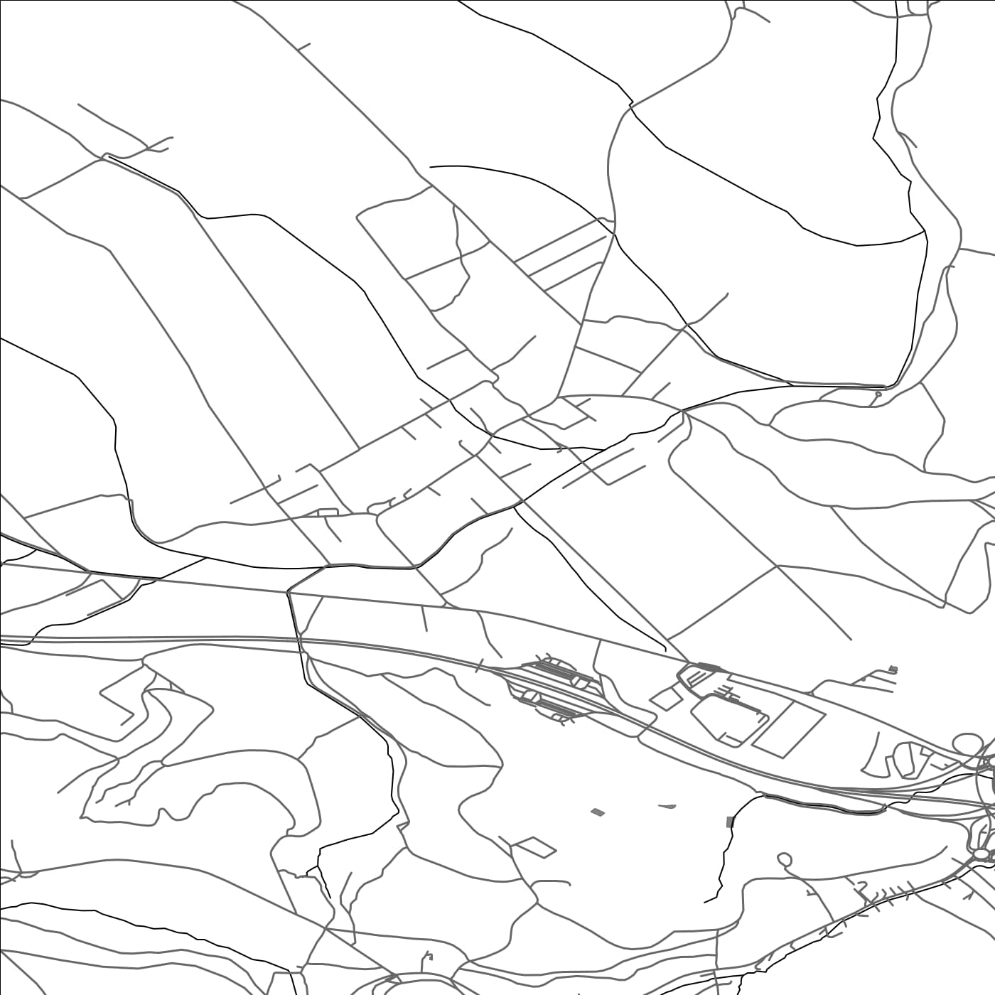 ROAD MAP OF MALÝ ŠARIŠ, SLOVAKIA BY MAPBAKES