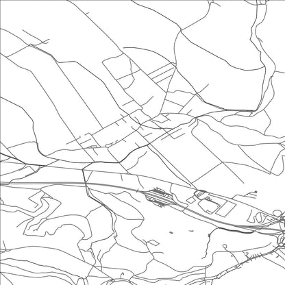 ROAD MAP OF MALÝ ŠARIŠ, SLOVAKIA BY MAPBAKES