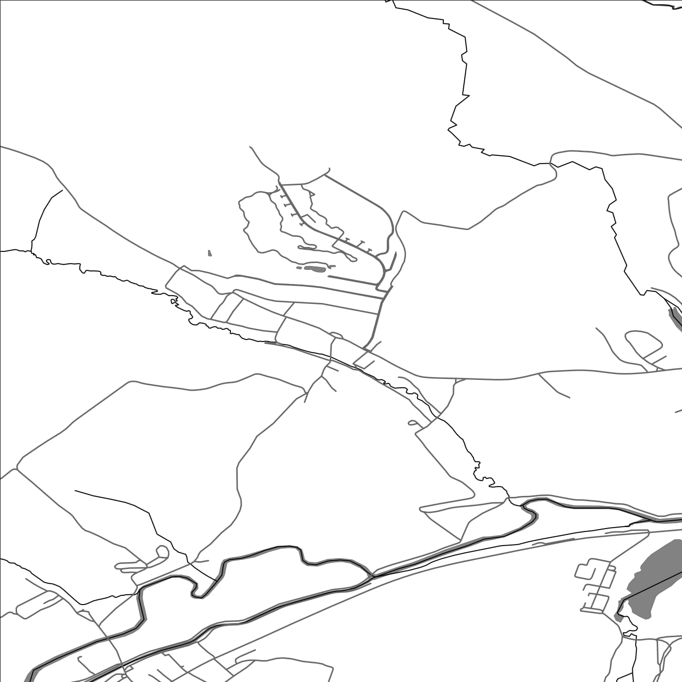 ROAD MAP OF MALÝ SLAVKOV, SLOVAKIA BY MAPBAKES