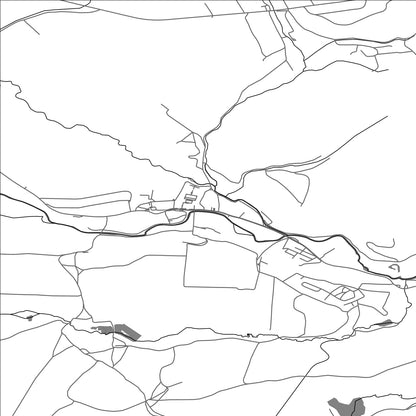 ROAD MAP OF MARKUŠOVCE, SLOVAKIA BY MAPBAKES