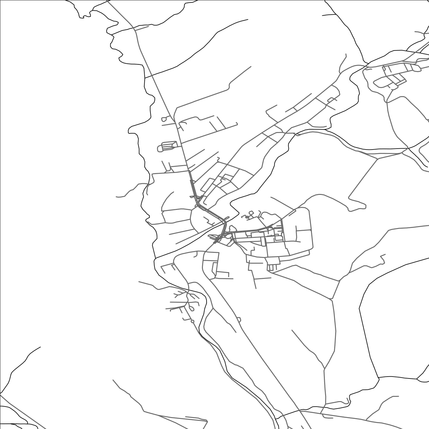 ROAD MAP OF MEDZILABORCE, SLOVAKIA BY MAPBAKES