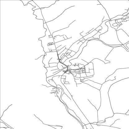 ROAD MAP OF MEDZILABORCE, SLOVAKIA BY MAPBAKES