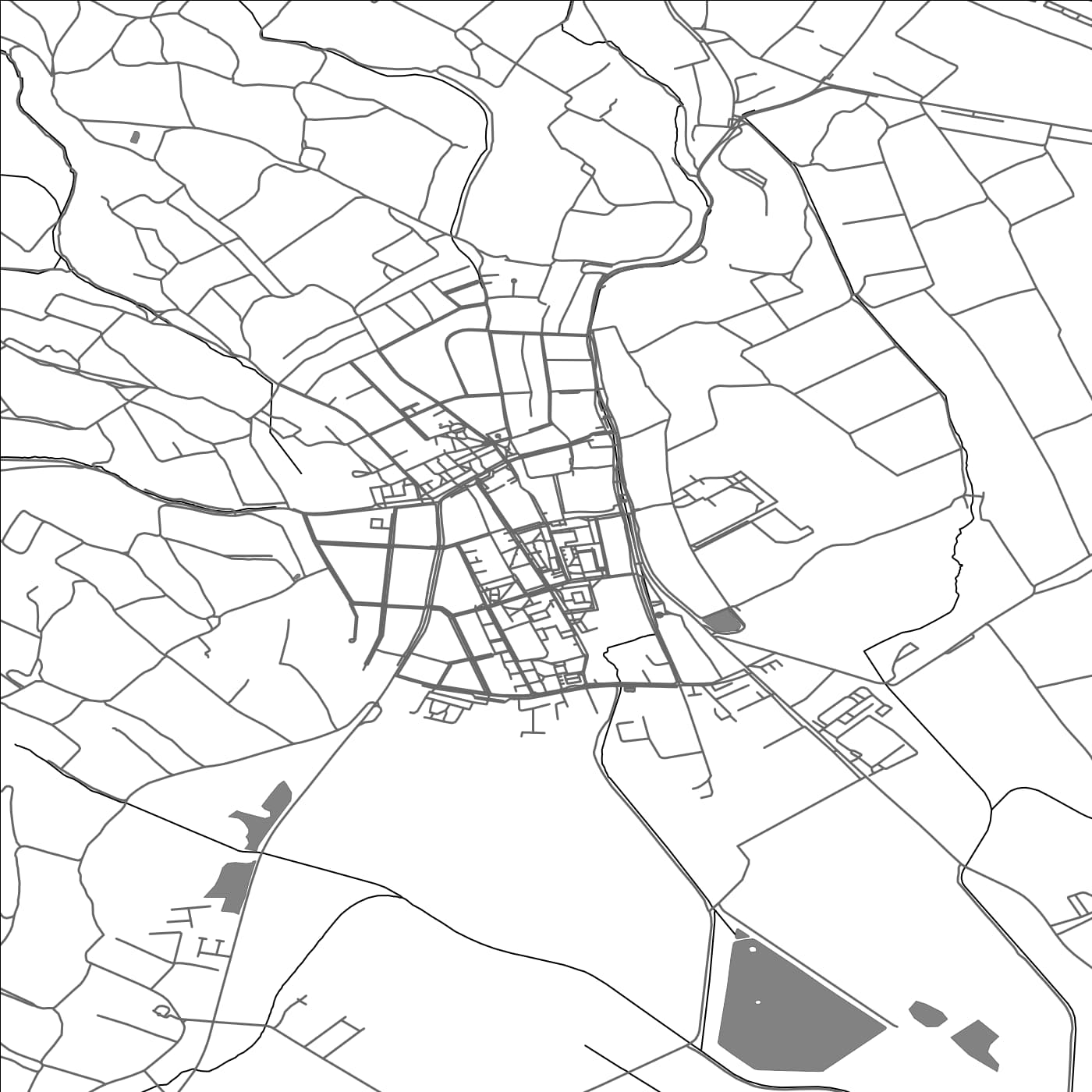 ROAD MAP OF MODRA, SLOVAKIA BY MAPBAKES