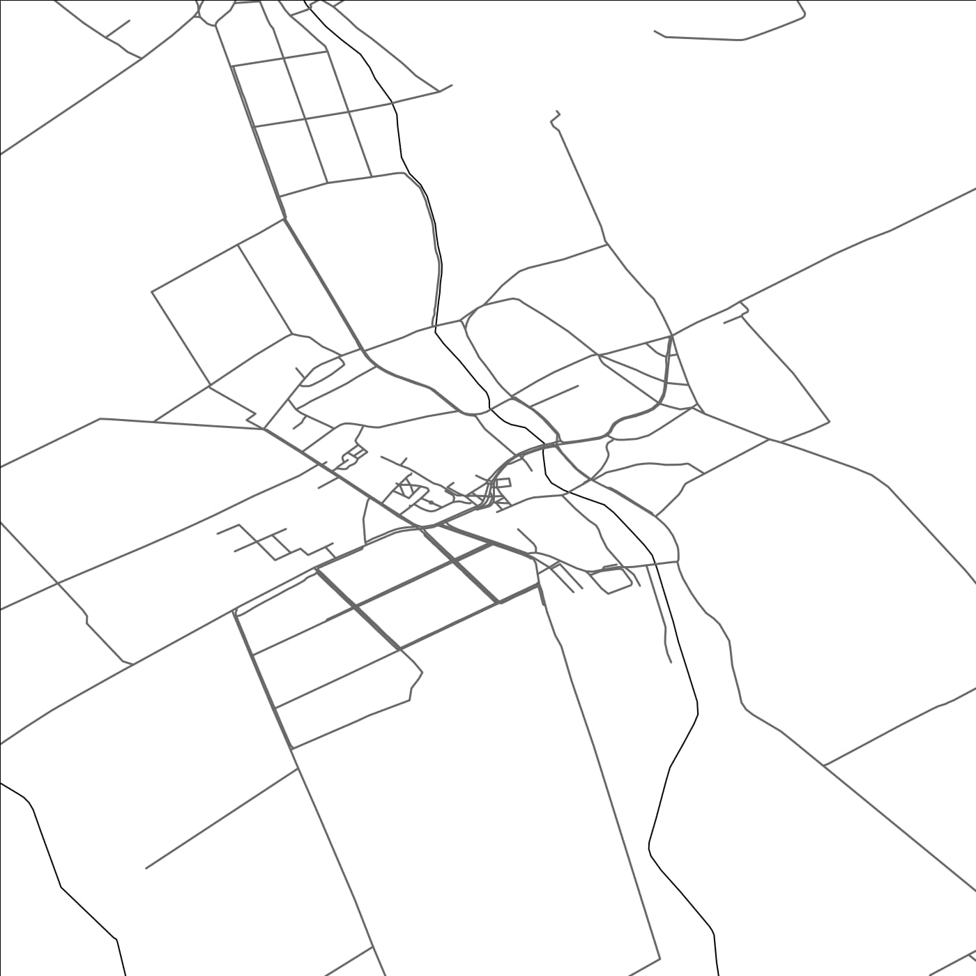 ROAD MAP OF MOJMÍROVCE, SLOVAKIA BY MAPBAKES