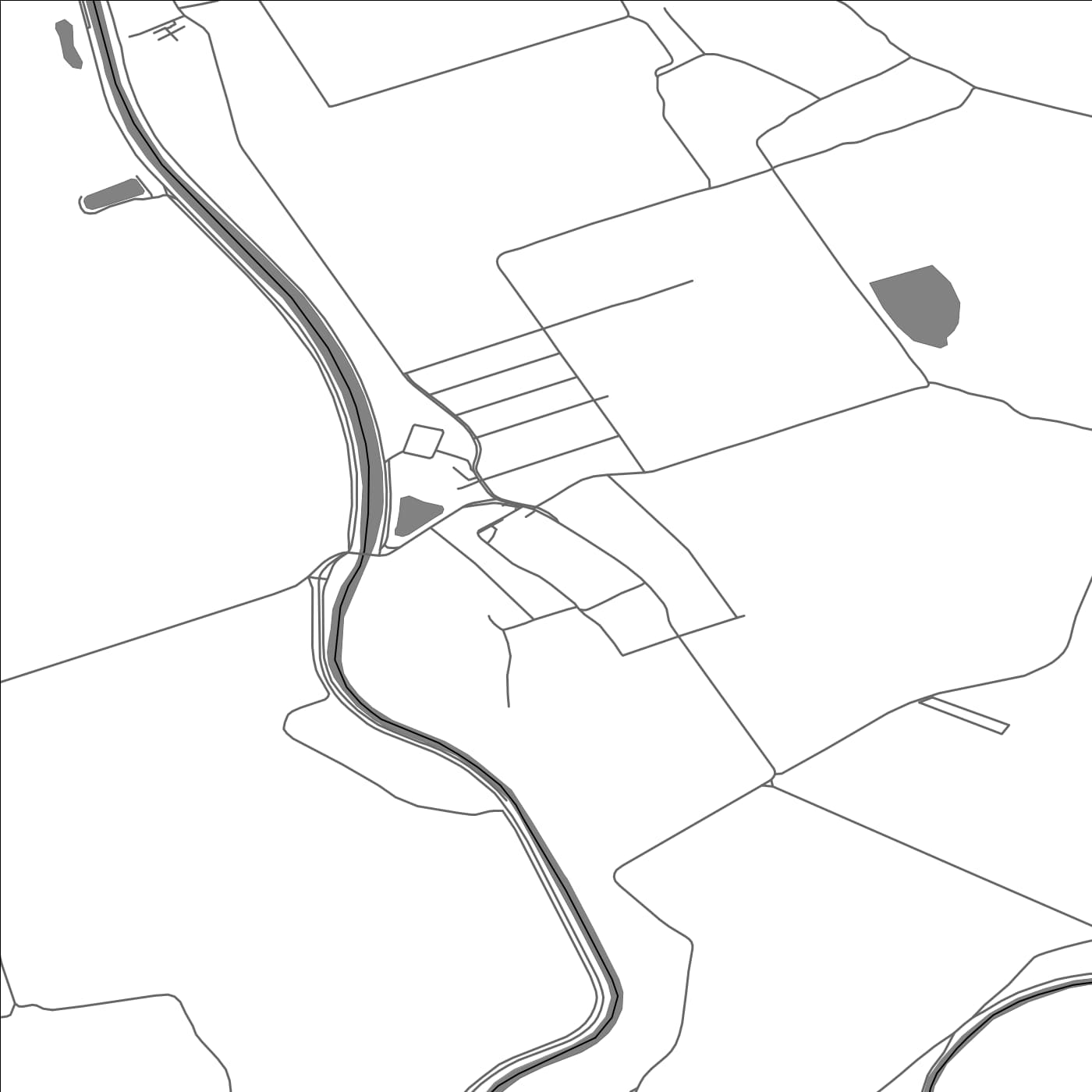 ROAD MAP OF MOJZESOVO, SLOVAKIA BY MAPBAKES