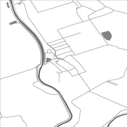 ROAD MAP OF MOJZESOVO, SLOVAKIA BY MAPBAKES