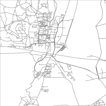 ROAD MAP OF MOLDAVA NAD BODVOU, SLOVAKIA BY MAPBAKES